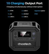Зарядна станція Choetech BS064 (BS064-EU-BK) (UA)