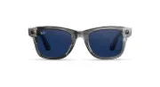 Ray-Ban Meta Wayfarer Gen2 Standard Shiny Transparent Grey Frame/Clear Sapphire Lenses (RW4012 6840MF 50-22)
