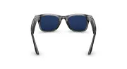 Ray-Ban Meta Wayfarer Gen2 Standard Shiny Transparent Grey Frame/Clear Sapphire Lenses (RW4012 6840MF 50-22)