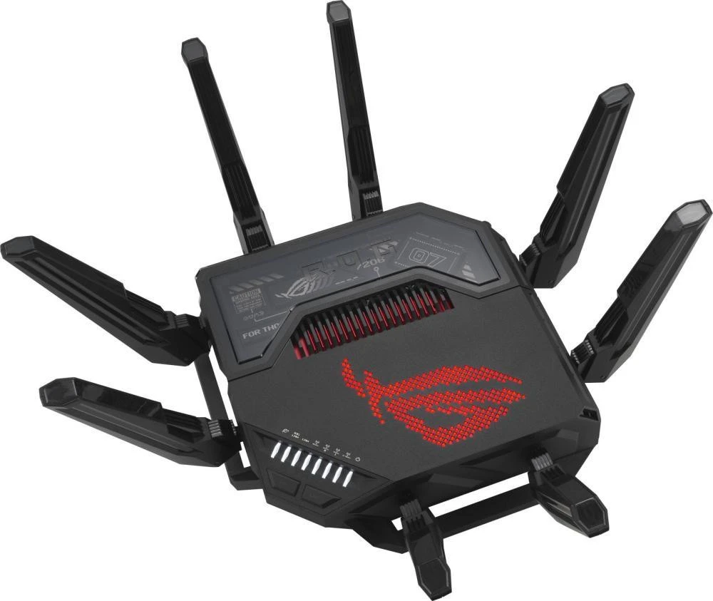 ASUS ROG Rapture GT-BE98 (90IG08F0-MO9A0V) Бренд: ASUS; Стандарт: 802.11be (Wi-Fi 7);