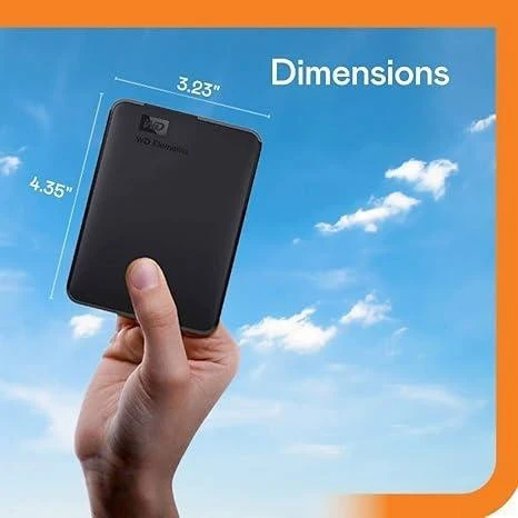 WD Elements Portable 2 TB (WDBU6Y0020BBK, WDBD2B0020BBK) Бренд: WD; Линейка: Elements Portable; Тип