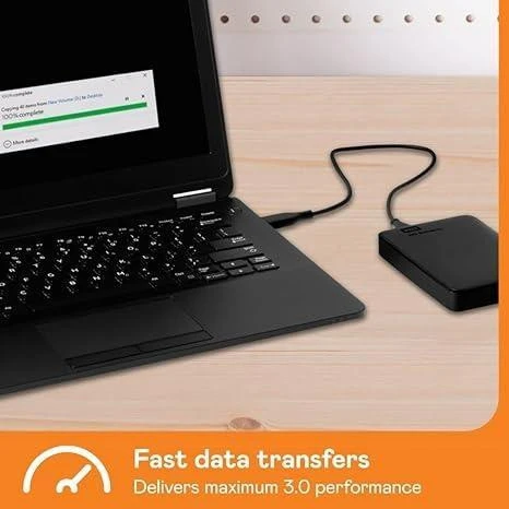 WD Elements Portable 2 TB (WDBU6Y0020BBK, WDBD2B0020BBK) Бренд: WD; Лінійка: Elements Portable; Тип
