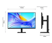 Samsung ViewFinity S8 S32D800UAUX S80UD (LS32D800UAUXEN) EU