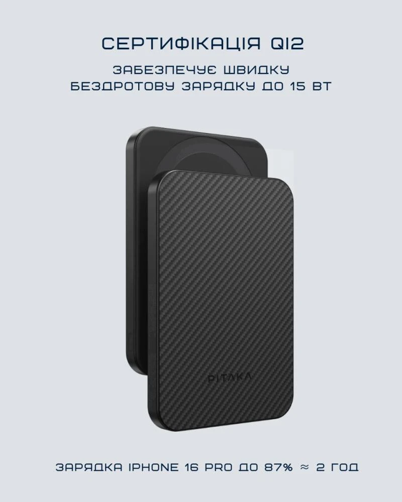 Pitaka Aramid 5000 mAh Twill Black/Grey (PBQ2401)