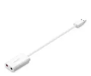 UGREEN US205 Zewnetrzna karta dzwiekowa USB 15cm whitela (6957303831432) EU