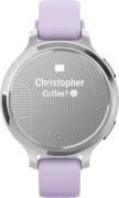 Смарт-часы Garmin Lily 2 Active Silver with Purple Jasmine Silicone Band (010-02891-01/51)
