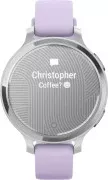 Смарт-годинники Garmin Lily 2 Active Silver with Purple Jasmine Silicone Band (010-02891-01/51)