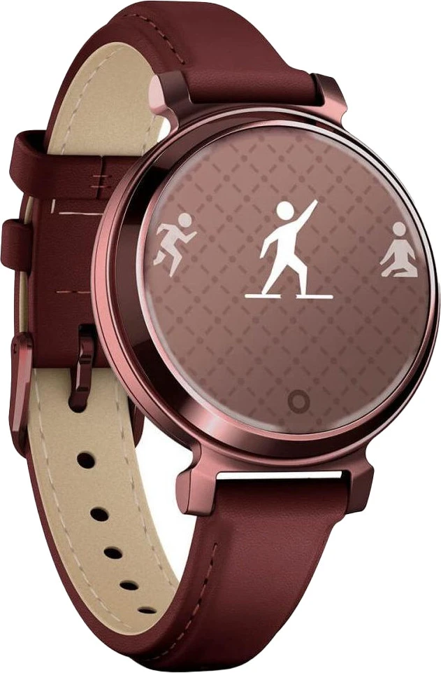 Смарт-годинники Garmin Lily 2 Classic Dark Bronze with Mulberry Leather Band (010-02839-03/61)