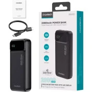 Choetech 20000mAh, PD/22.5W, QC/3.0, AFC Samsung, LED (B729) (UA)