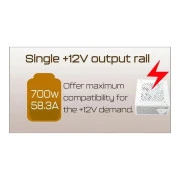 HighPower 700W (HPE-700ST-B12S) (UA)