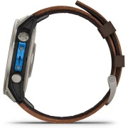 Смарт-часы Garmin D2 Mach 2, 47mm, Saph, Bare Ti/Blk w/LthrBd, GPS (010-02904-31) (UA)