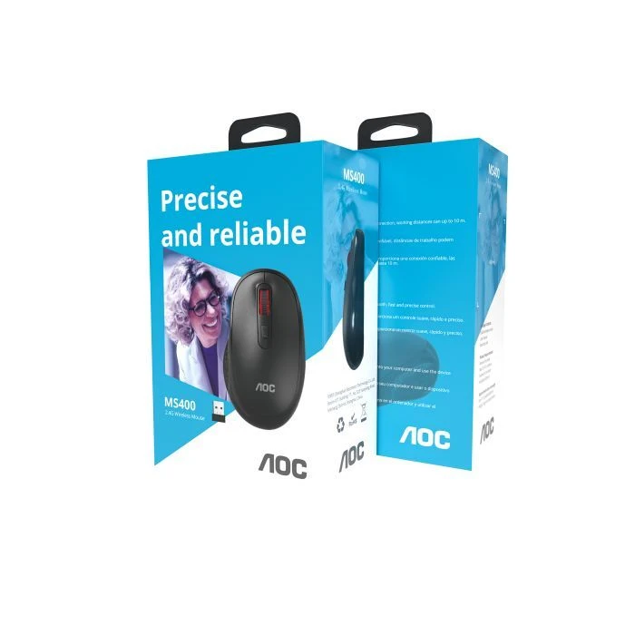 AOC MS400B Wireless Black (MS400B/LA) (UA)
