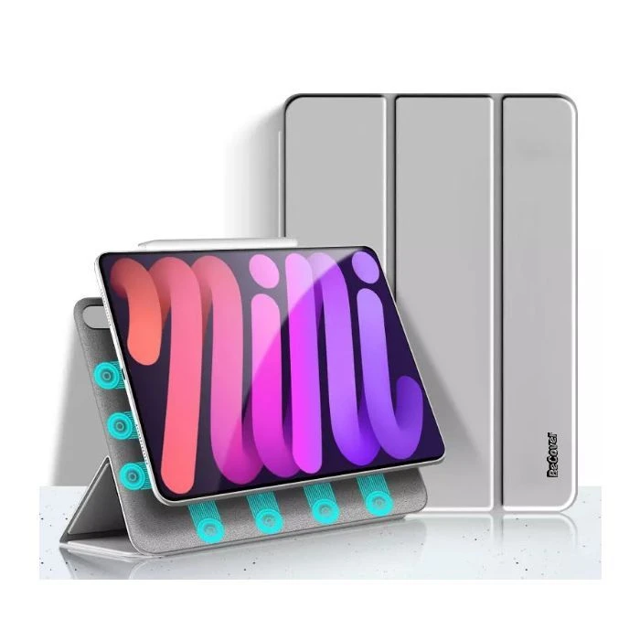 Чохол для планшета BeCover Apple iPad Mini 6 Gray (707522) (UA)