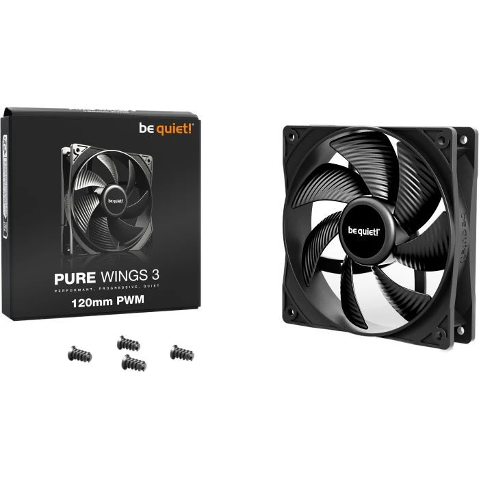 Кулер для корпуса Be quiet! PURE WINGS 3 120mm PWM (BL105) (UA) Количество вентиляторов: 1;