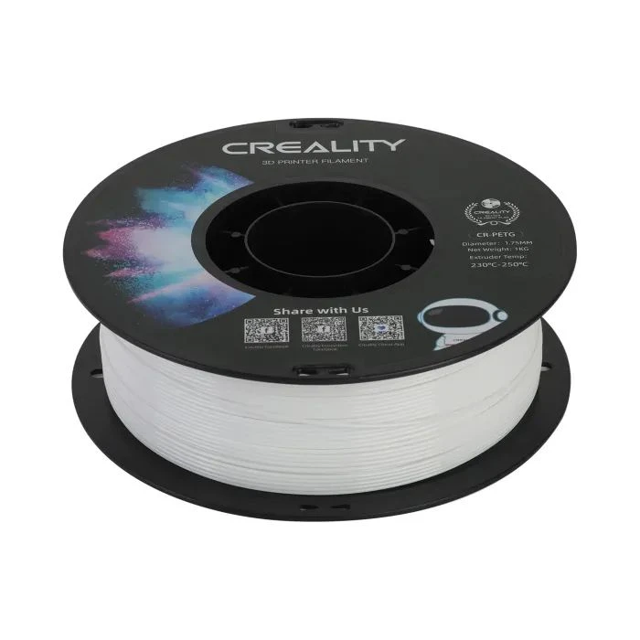 Пластик для 3D-принтера Creality PETG 1.75мм, білий, 1кг (3301030034) (UA)