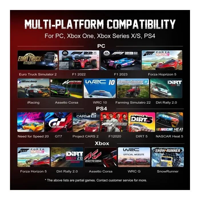 Руль PXN V10 Ultra Bundle для PS4/XBOX/Xbox Series X|S/PC (PXN-V10 Ultra EU) (UA)