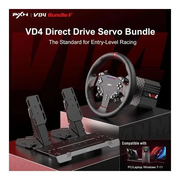 Руль PXN VD4 Bundle for PC (PXN-VD4 Bundle EU) (UA)