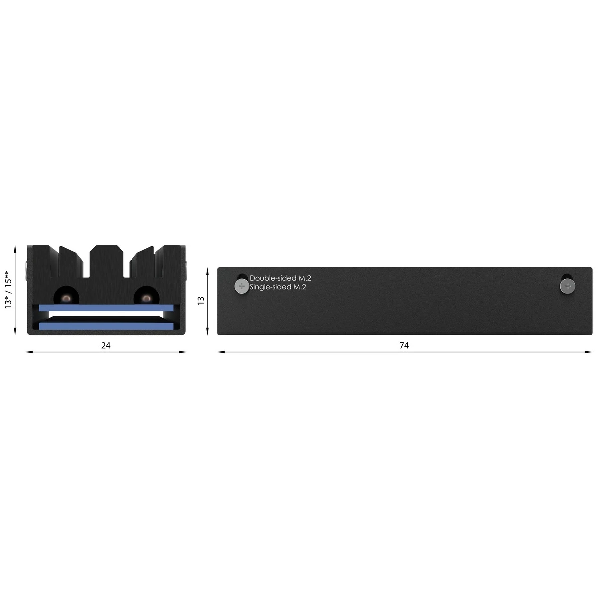 Радиатор охлаждения для SSD be quiet! MC1 Pro (BZ003) (UA)