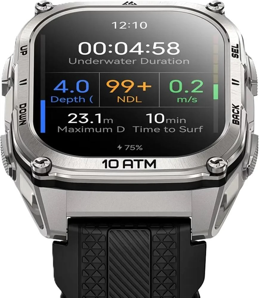 Смарт-часы KOSPET Tank M4 Silver (6978602500447) (UA) Бренд: KOSPET; Линейка: Tank M4; iOS: есть;