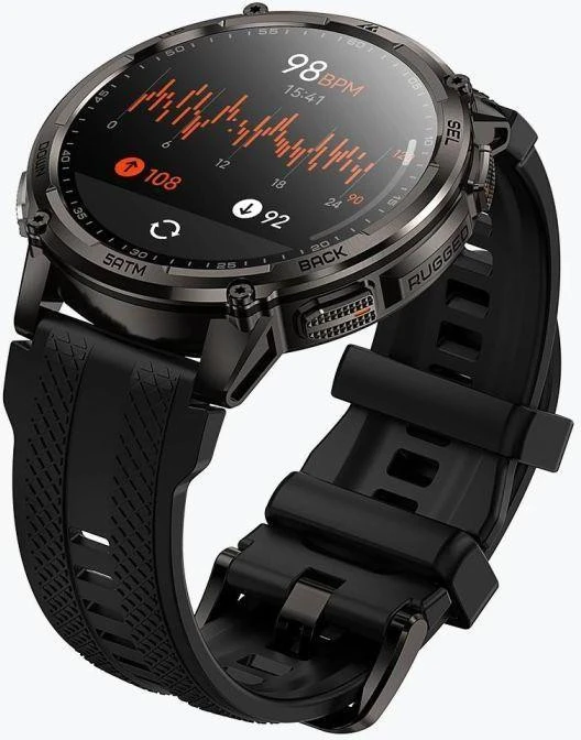 Смарт-часы KOSPET Tank T4C Black (6978602500430) (UA)