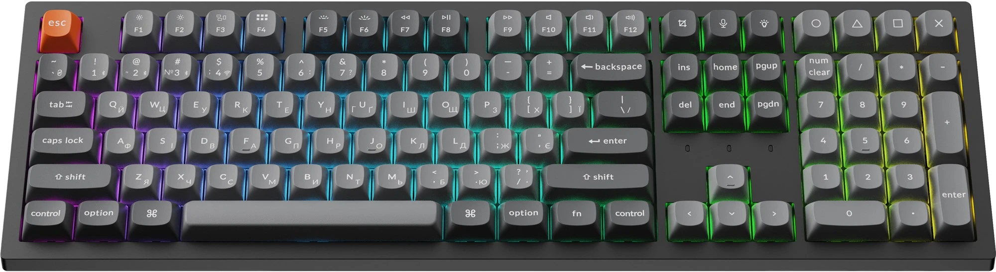 Keychron K10 Max Keychron Super Banana Switch Black RGB (K10M-H4-UA) (UA)