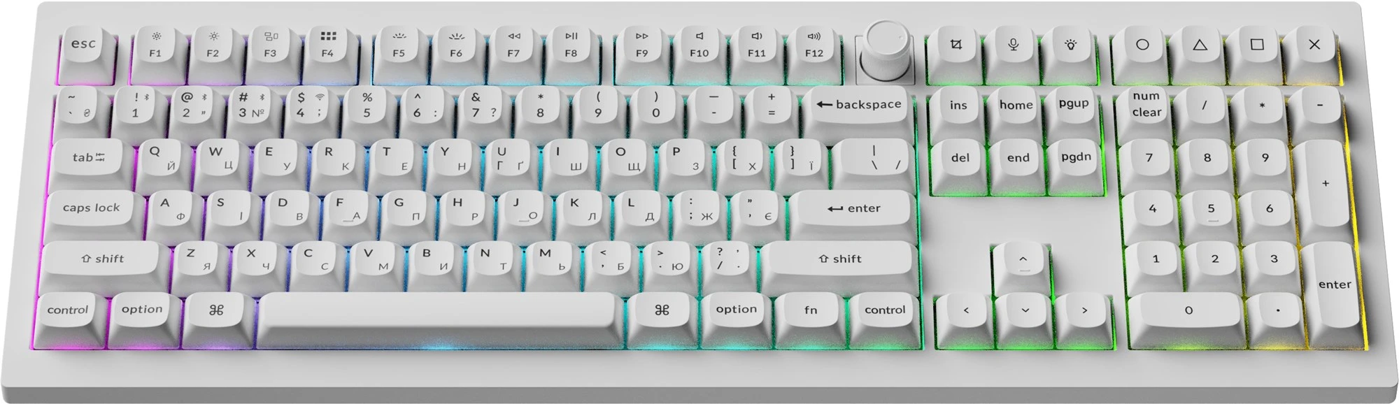 Keychron V6 Ultra Keychron Red Switch White RGB (V6U-F1-UA) (UA)