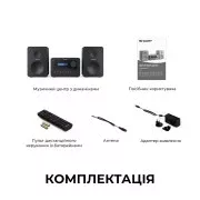 Sharp Micro Sound System Black (XL-B520D(BK)) (UA)
