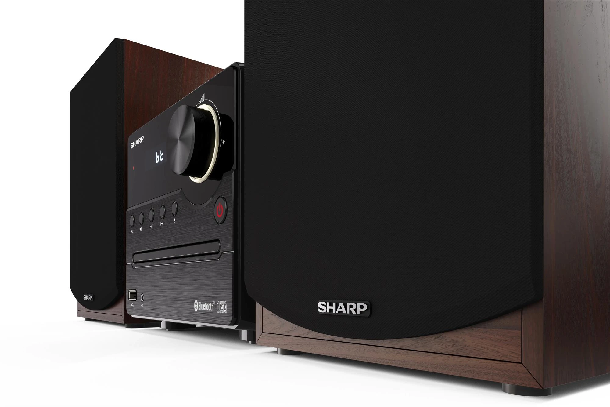 Sharp Micro Sound System Brown (XL-B512(BR)) (UA)