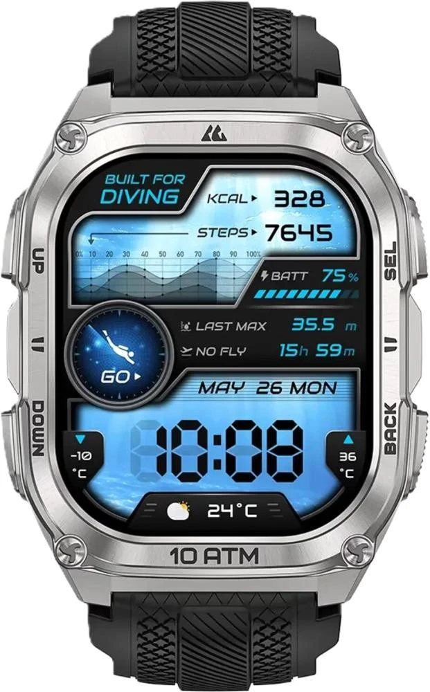 Смарт-годинники KOSPET Tank M4 Silver (6978602500447) (UA)