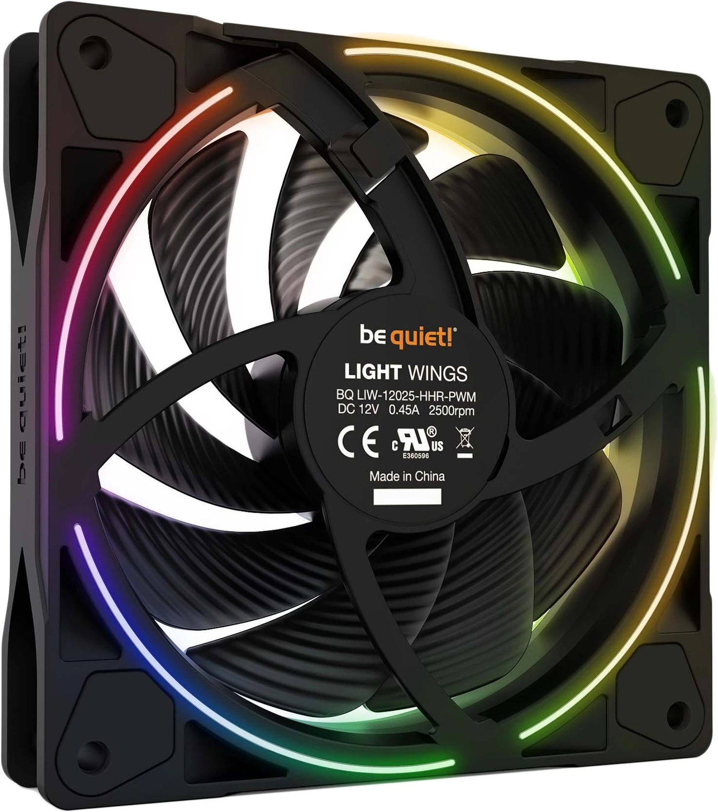 Вентилятор be quiet! Light Wings 120mm PWM High-Speed Black (BL073) (UA)