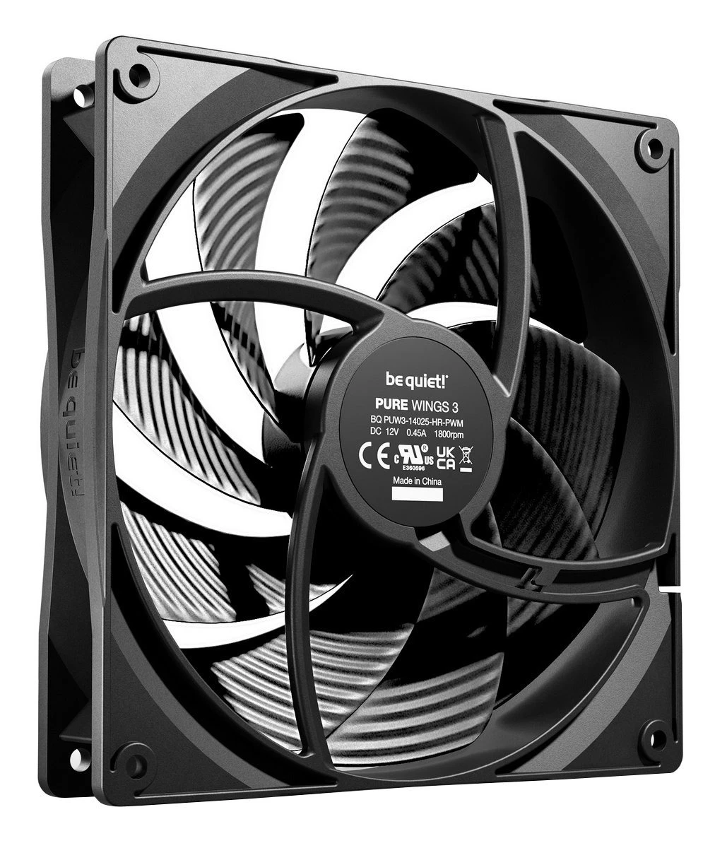 Вентилятор be quiet! Pure Wings 3 140mm PWM High-Speed 3-Pack Black (BL138) (UA)