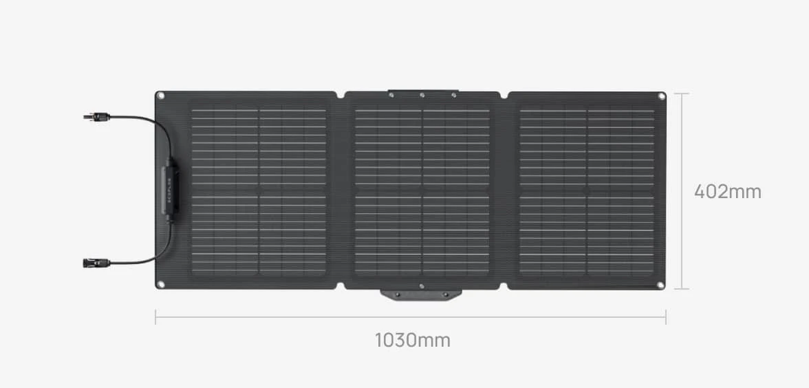 Зарядное устройство на солнечной батарее EcoFlow 60W Solar Panel (EFSOLAR60-TYPE-C) (UA)