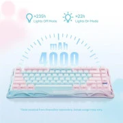 Gravastar Mercury K1 Lite 80 Keys Aurora Mist (GSK1LITE_PM_MINT) (UA)