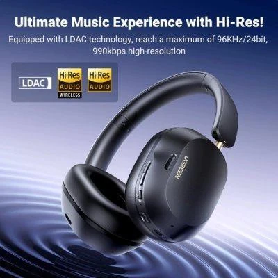 Навушники з мікрофоном UGREEN HP203 Max5С Black (35757) (UA)