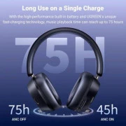 Навушники з мікрофоном UGREEN HP203 Max5С Black (35757) (UA)