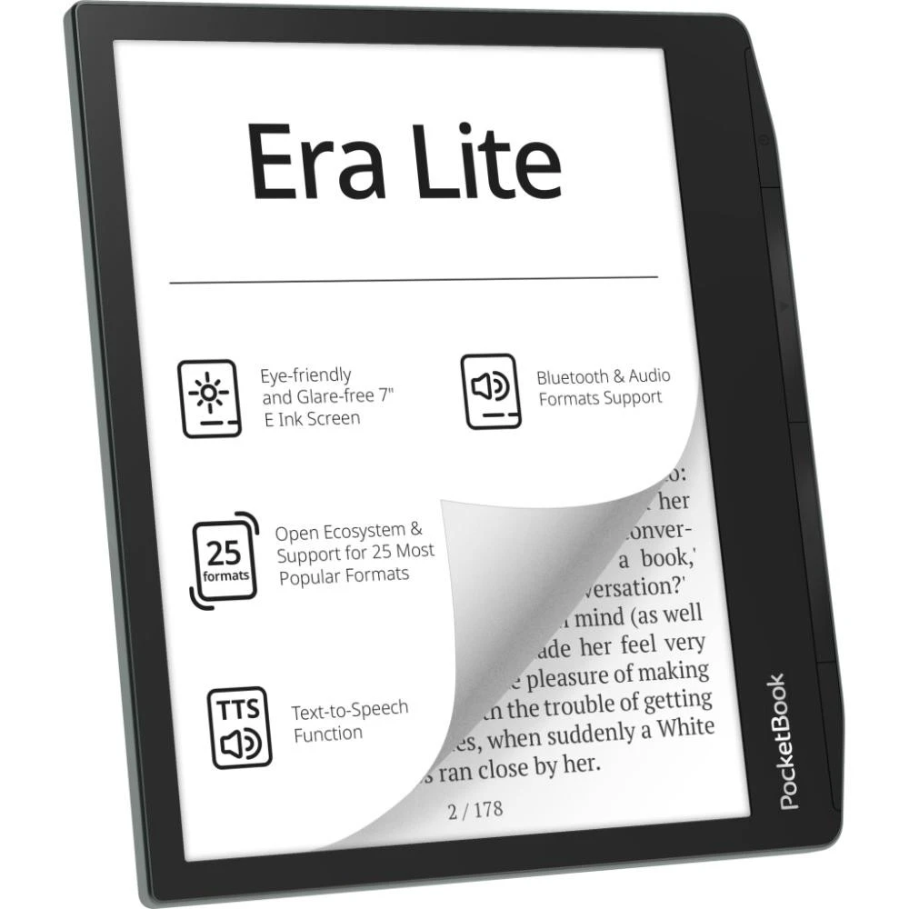 PocketBook 710 Era Lite Stone Green (PB710-9-WW) (UA) Бренд: PocketBook; Диагональ, дюймы: 7;