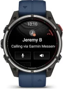 Смарт-годинник Garmin Fenix 8 Pro 47 mm AMOLED Marine GPS Titanium with Blue Silicone Band (010-03198-50)