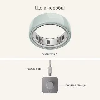 Oura Ring 4 Ceramic Tide Size 12 (JZ90-57461-12)