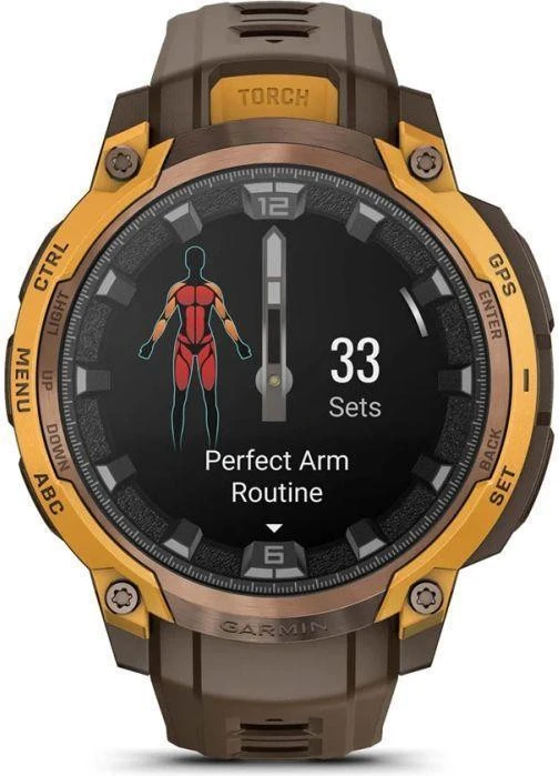 Смарт-годинники Garmin Instinct Crossover AMOLED Bronze/Sunburst (010-03398-01) Бренд: Garmin; Лінійка: Instinct Crossover;
