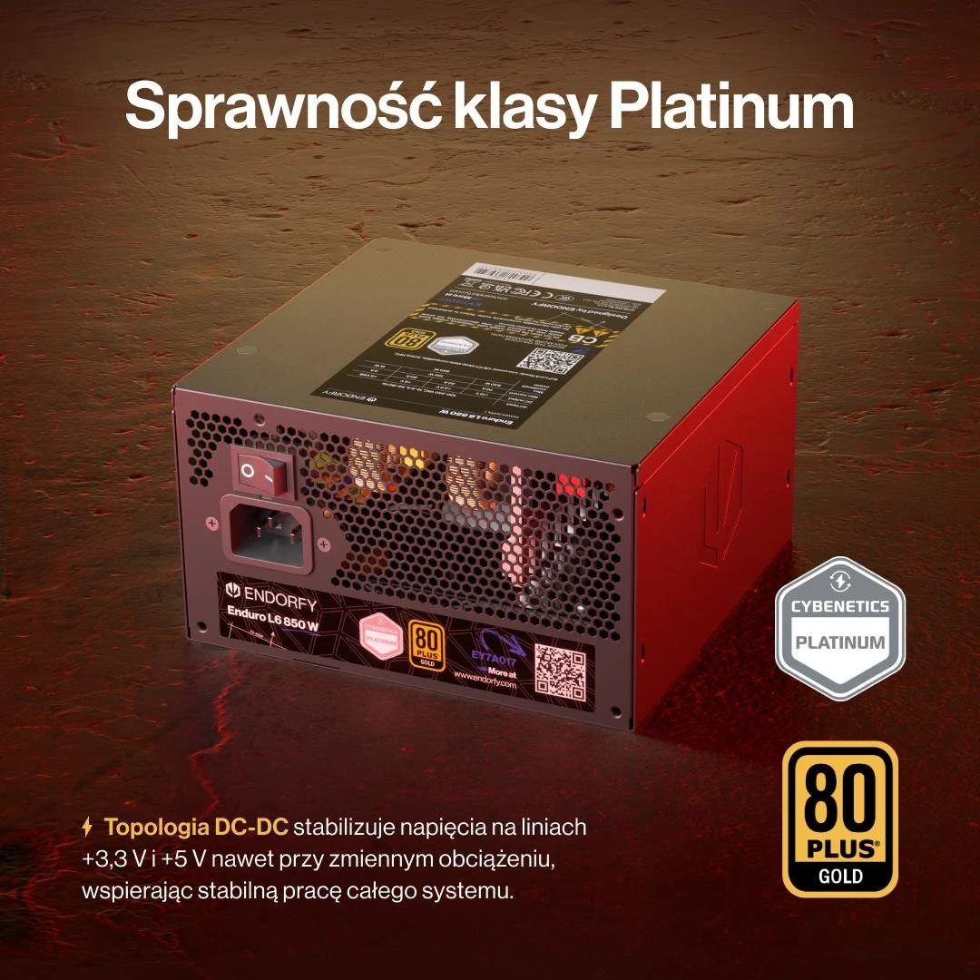 ENDORFY Enduro L6 850W 80 Plus Gold (EY7A017) EU