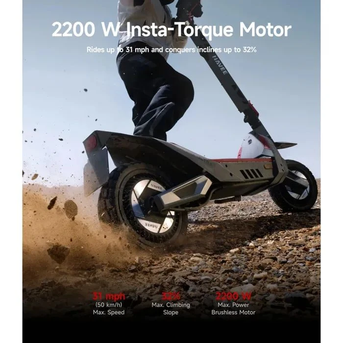 Електросамокат Navee XT5 Pro (XT5 Pro EU) (UA) Діаметр коліс: 12; Максимальне