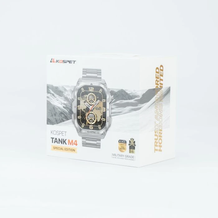 Смарт-часы KOSPET TANK M4SE SILVER (6978602500638) (UA)