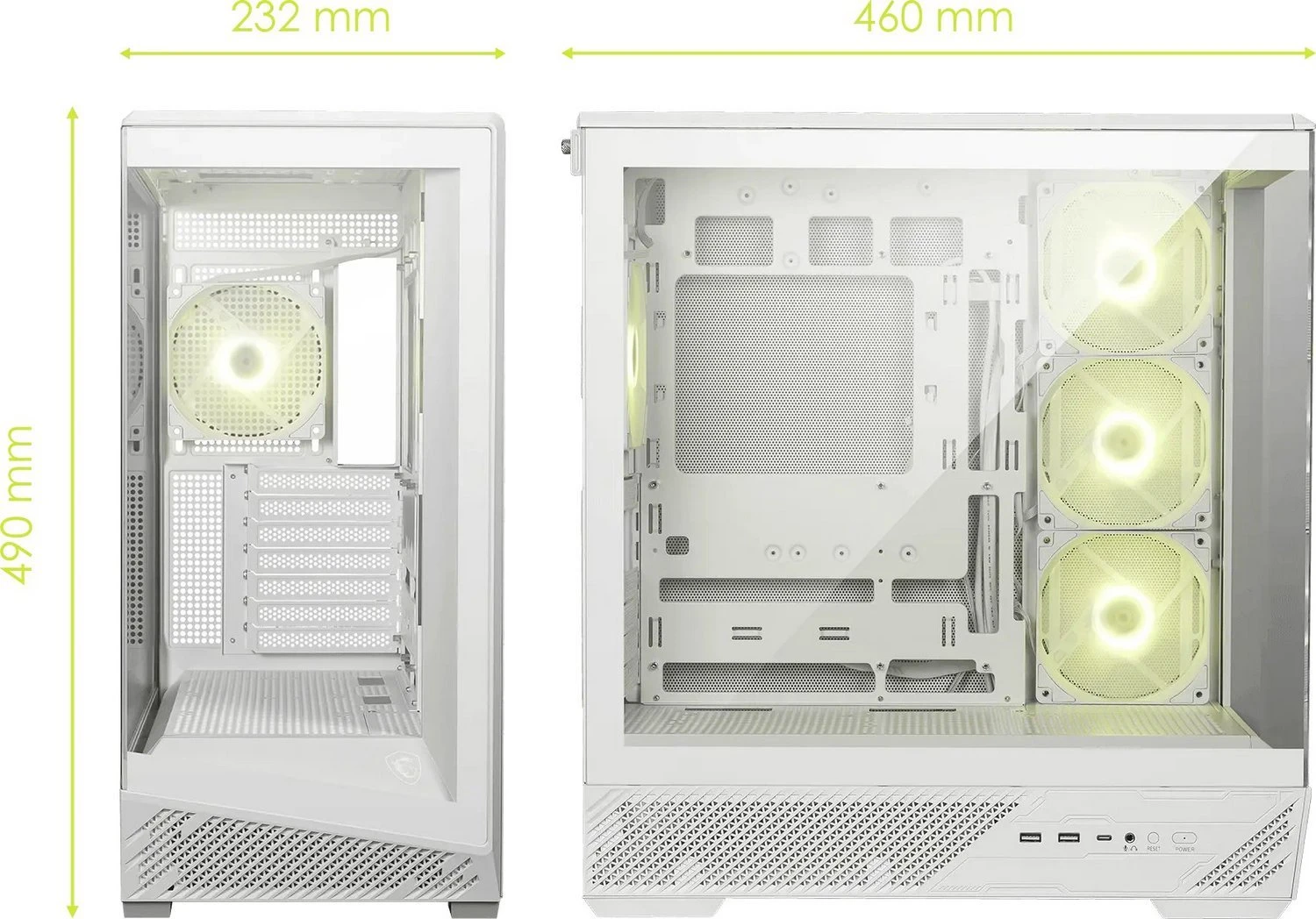 MSI MAG Pano 130R PZ White без БП (UA)