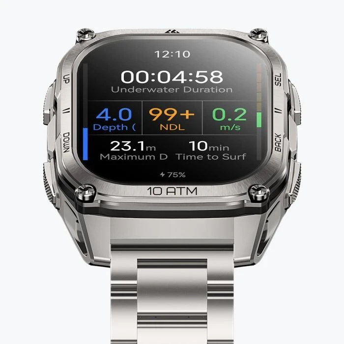 Смарт-годинники KOSPET TANK M4SE SILVER (6978602500638) (UA)