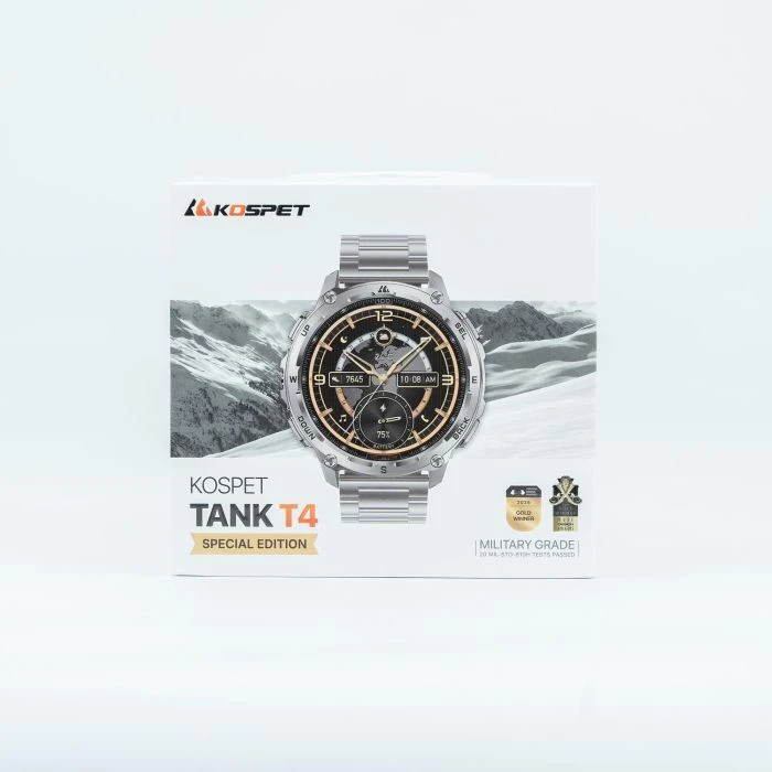 Смарт-годинники KOSPET TANK T4SE SILVER (6978602500614) (UA)