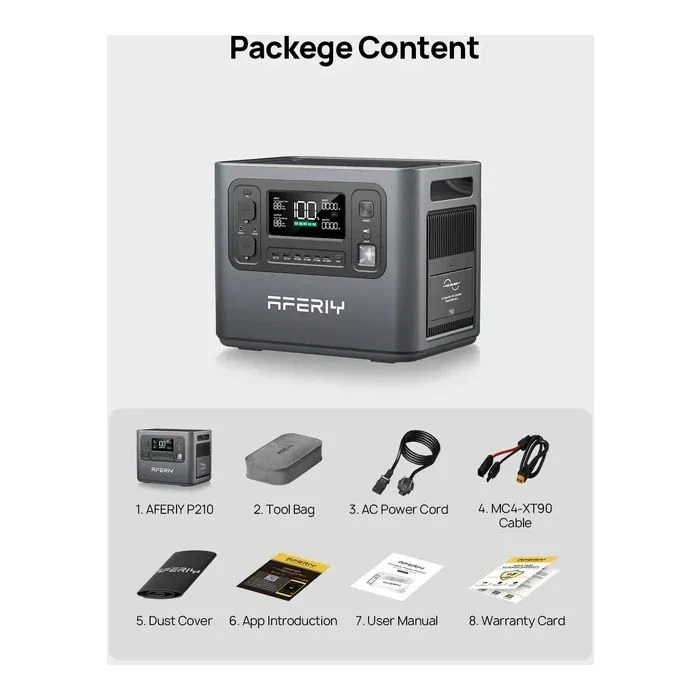Зарядная станция Aferiy AF-P210 2400W 2048Wh (Aferiy AF-P210) (UA)