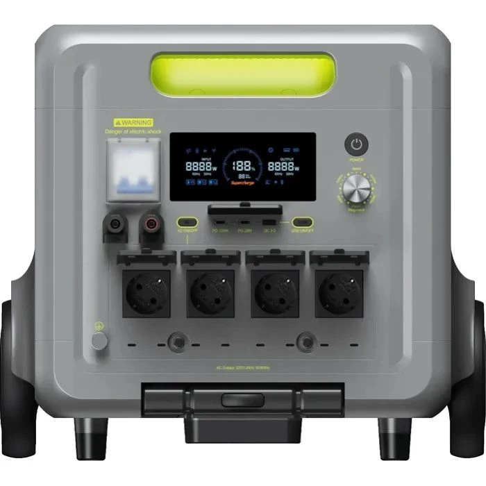 Зарядна станція FOSSIBOT F7200, 7200W 5220Wh (FOSSiBOT F7200) (UA) Ємність акумулятора: 5220 Вт*год;