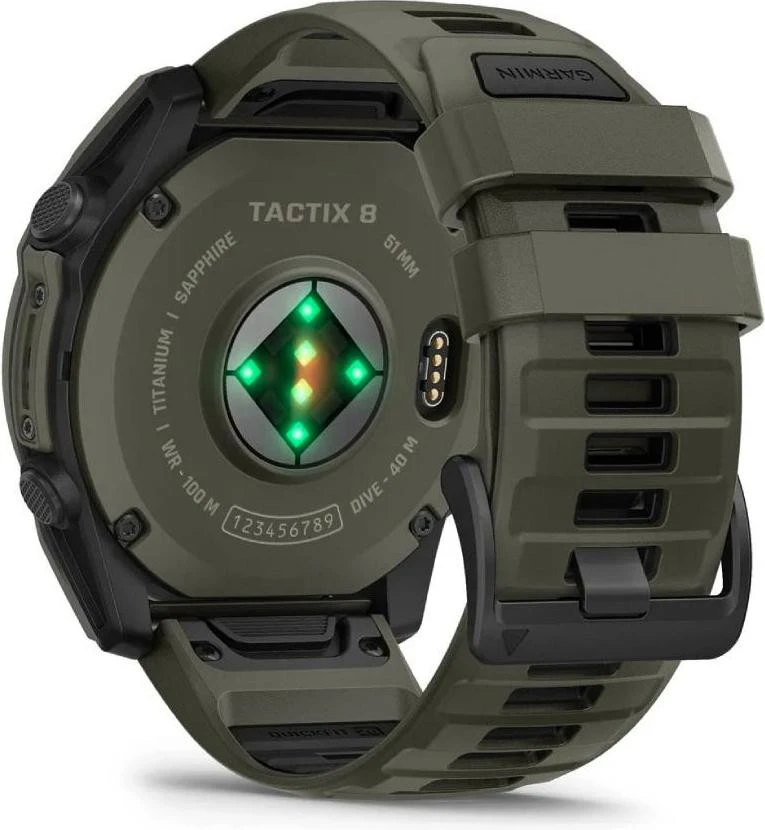 Смарт-годинники Garmin tactix 8 - 51 mm AMOLED Cerakote Olive з Applied Ballistics Ultralight (010-04553-11/10)