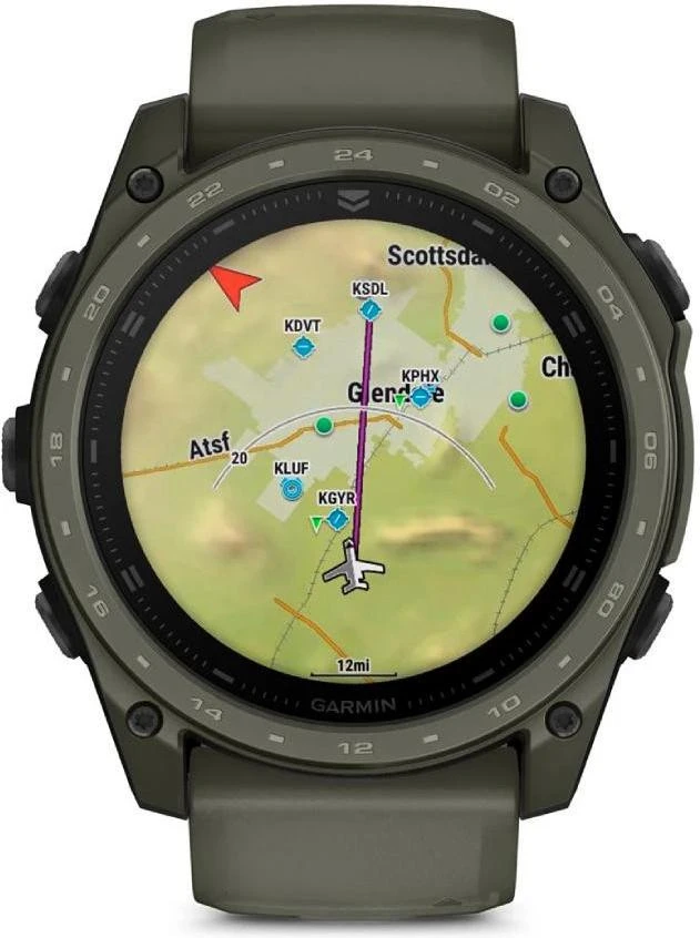 Смарт-годинники Garmin tactix 8 - 51 mm AMOLED Cerakote Olive з Applied Ballistics Ultralight (010-04553-11/10)