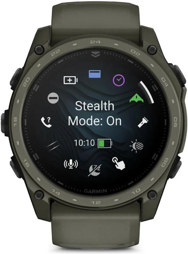Смарт-часы Garmin tactix 8 - 51 mm AMOLED Cerakote Olive w. Applied Ballistics Ultralight (010-04553-11/10)